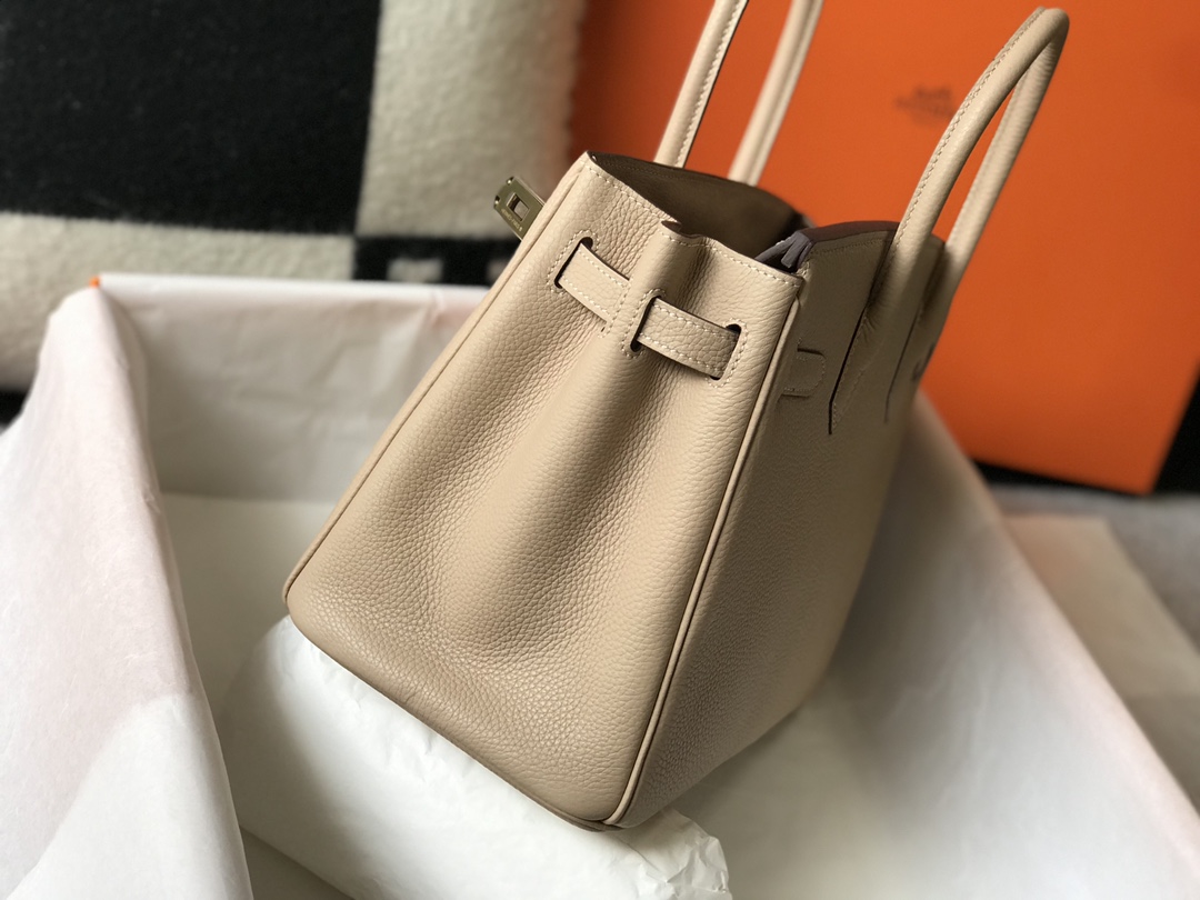 H**me5 Bɪʀᴋɪɴ Trench coat grey platinum bag size: 25cm