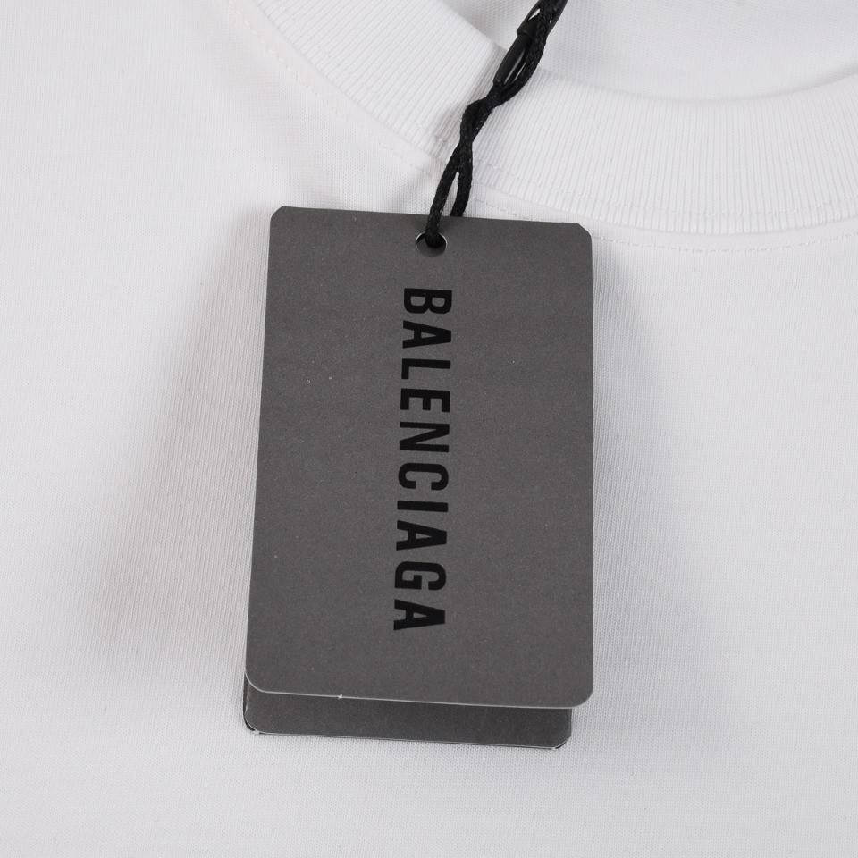 Ba1en*iaga 24s embroidered fabric t-shirt