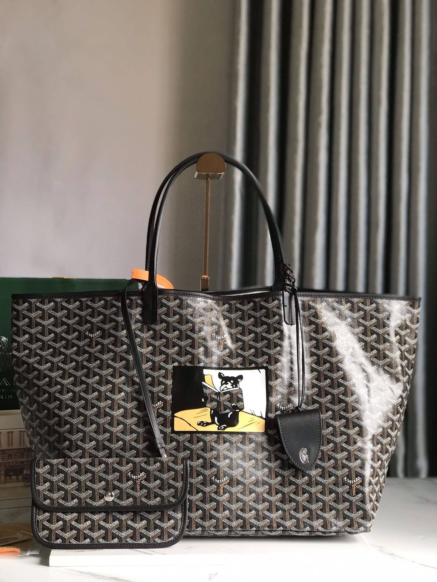 G09ard Saint L0vis GM special painted Dou style shopping bag