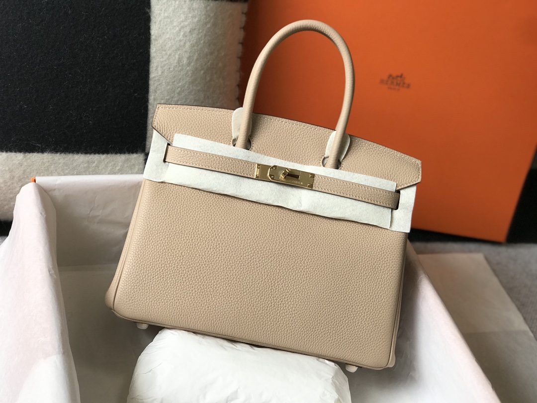 H**me5 Bɪʀᴋɪɴ Trench coat grey platinum bag size: 25cm