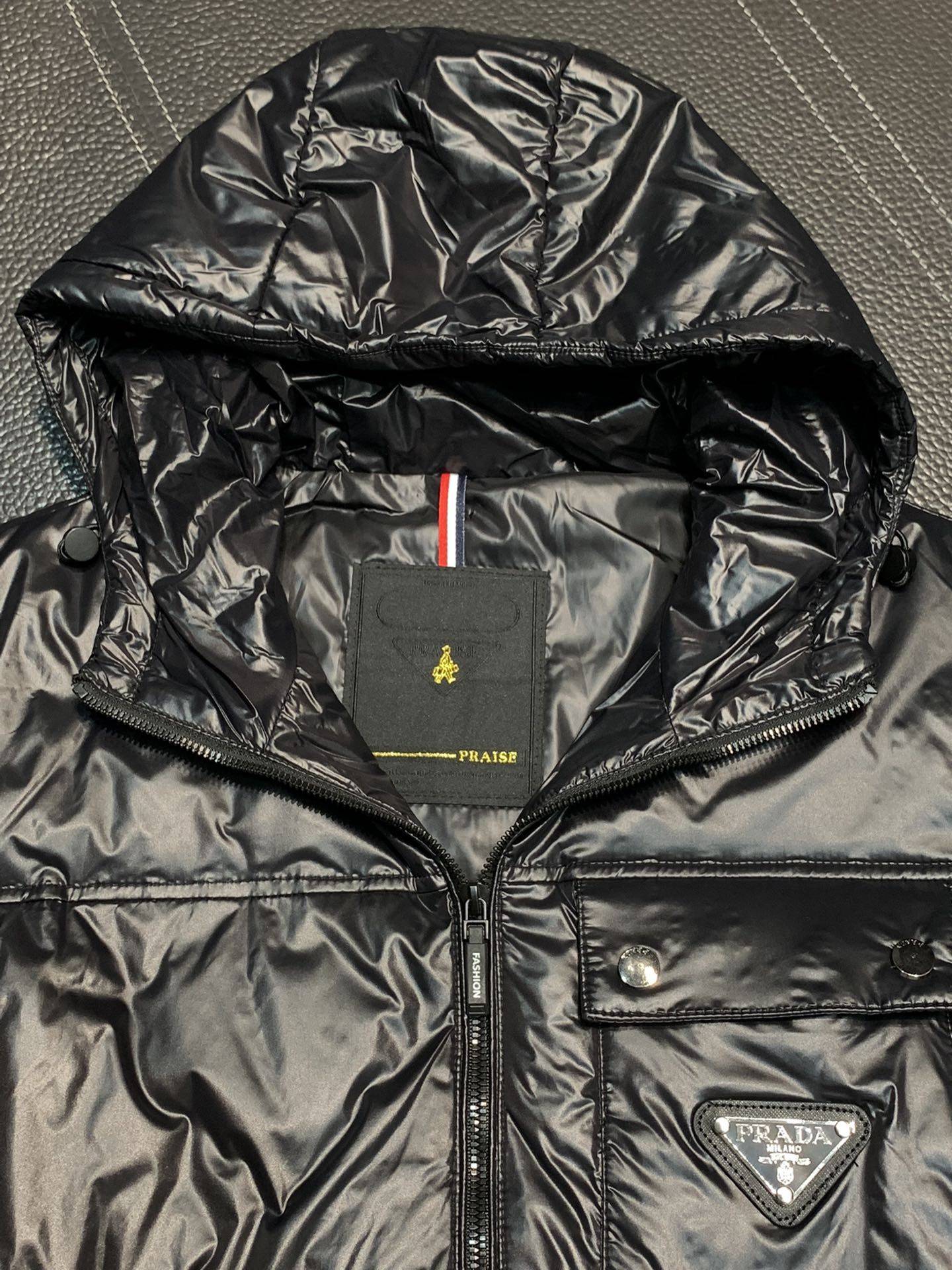 Pra*a turtleneck down vest