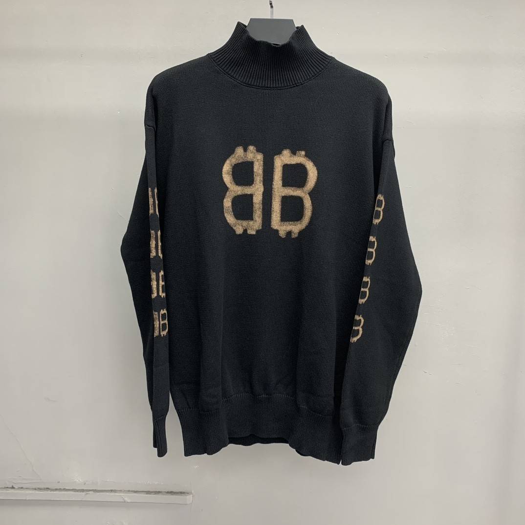 Ba1en*iaga Bitcoin turtleneck sweater