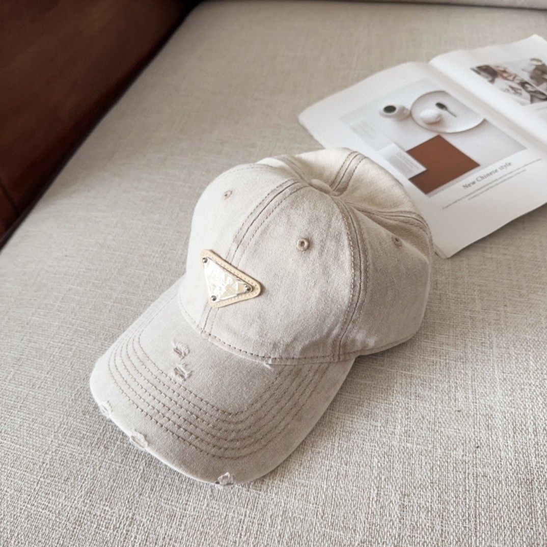 [#4811」 Pra*a baseball cap peaked ca p hat