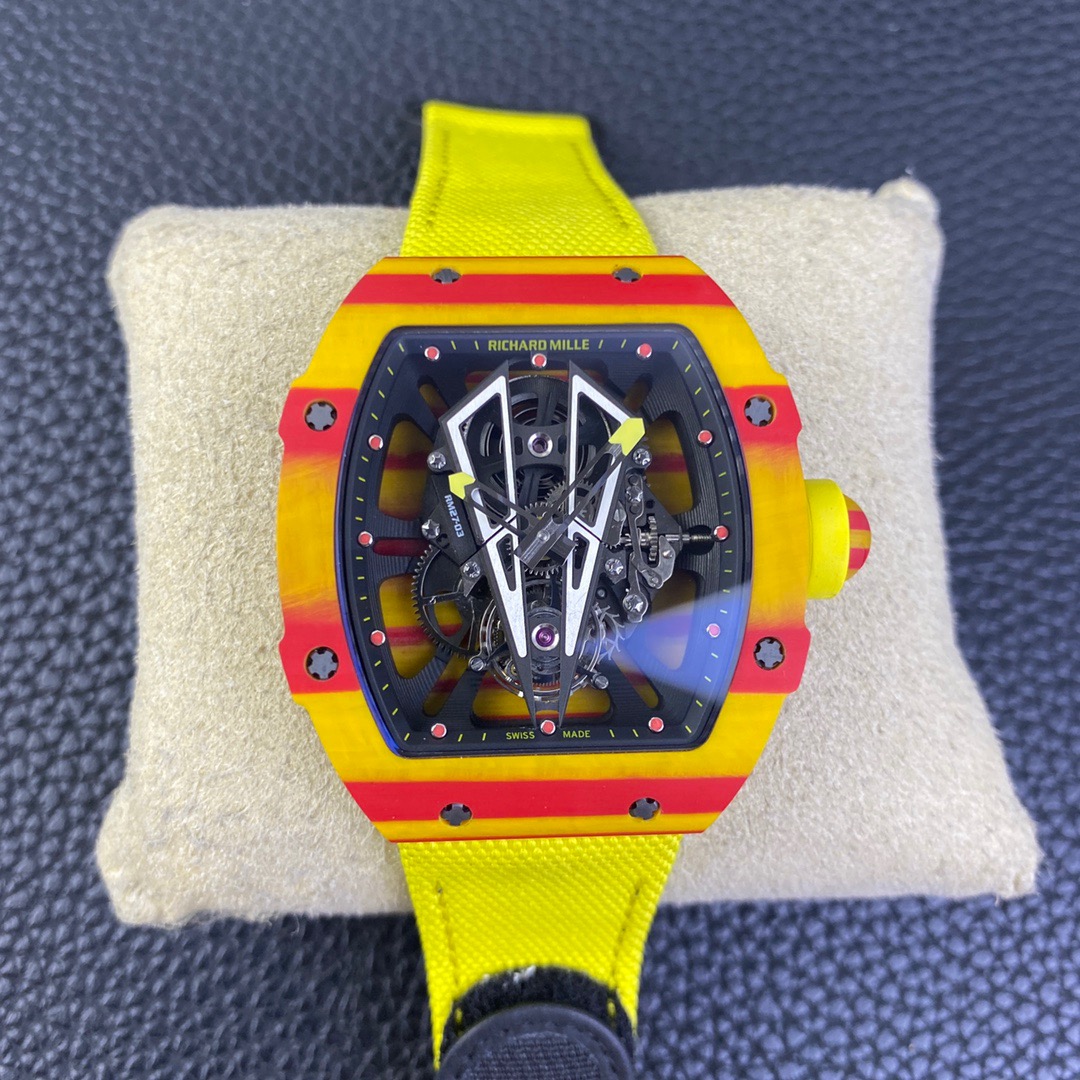 Richard Miller Spanish Bull--RM27-03 Ultra-Light Sports Tourbillon Watch
