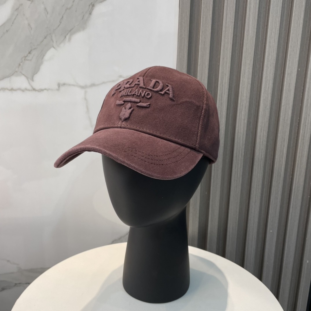 [#4805] Pra*a baseball cap peaked ca p hat