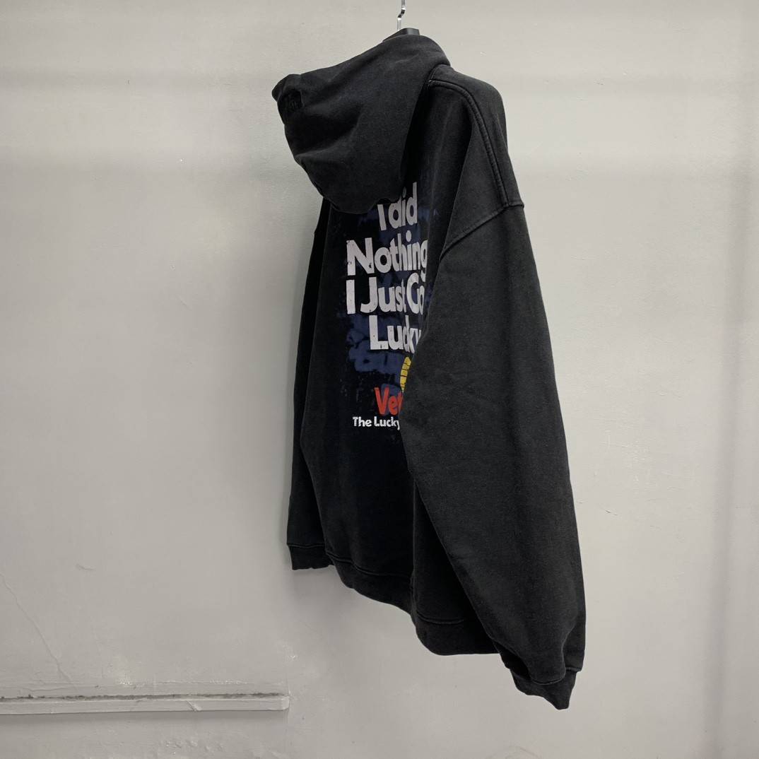 Ba1en*iaga Lucky hooded sweatshirt