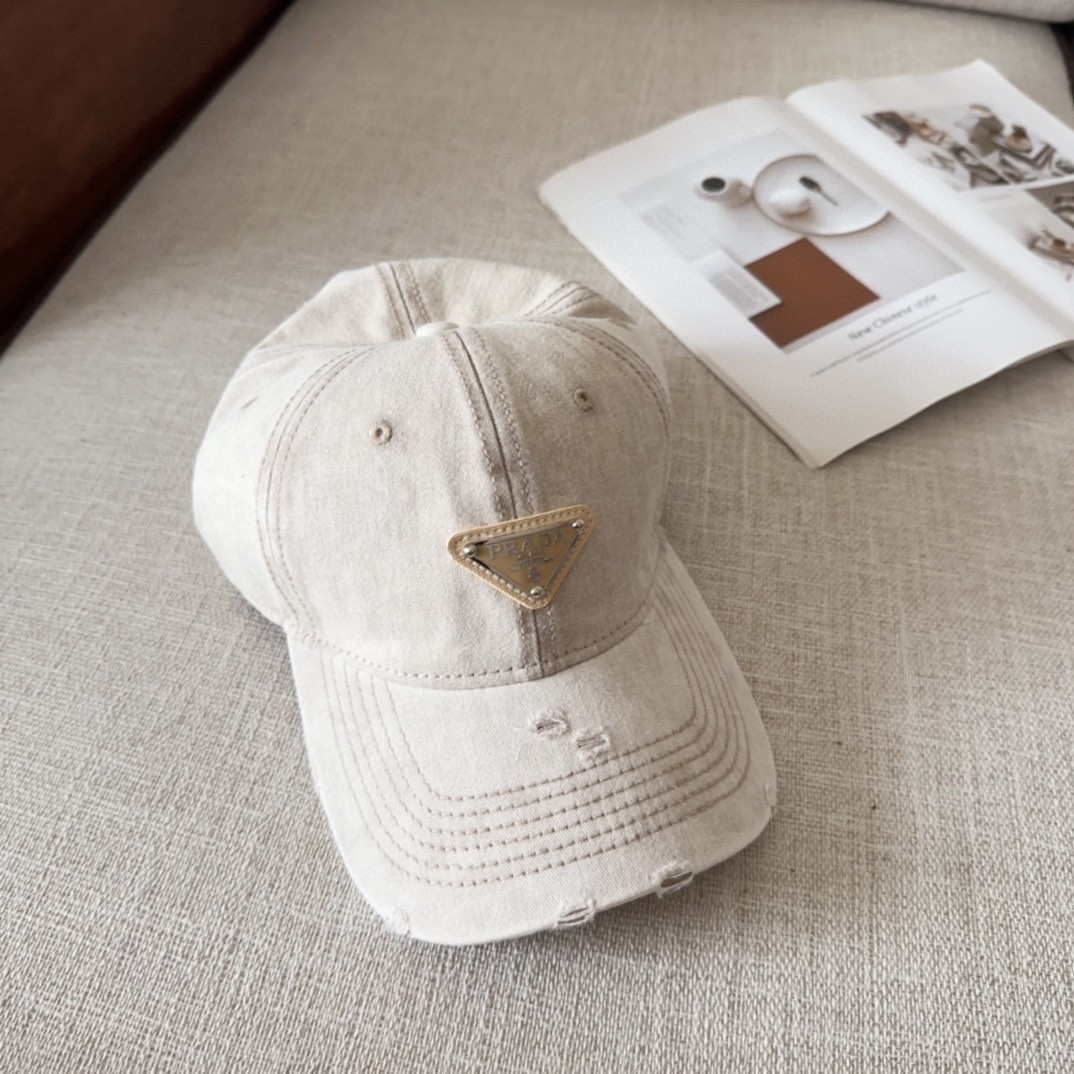 [#4811」 Pra*a baseball cap peaked ca p hat