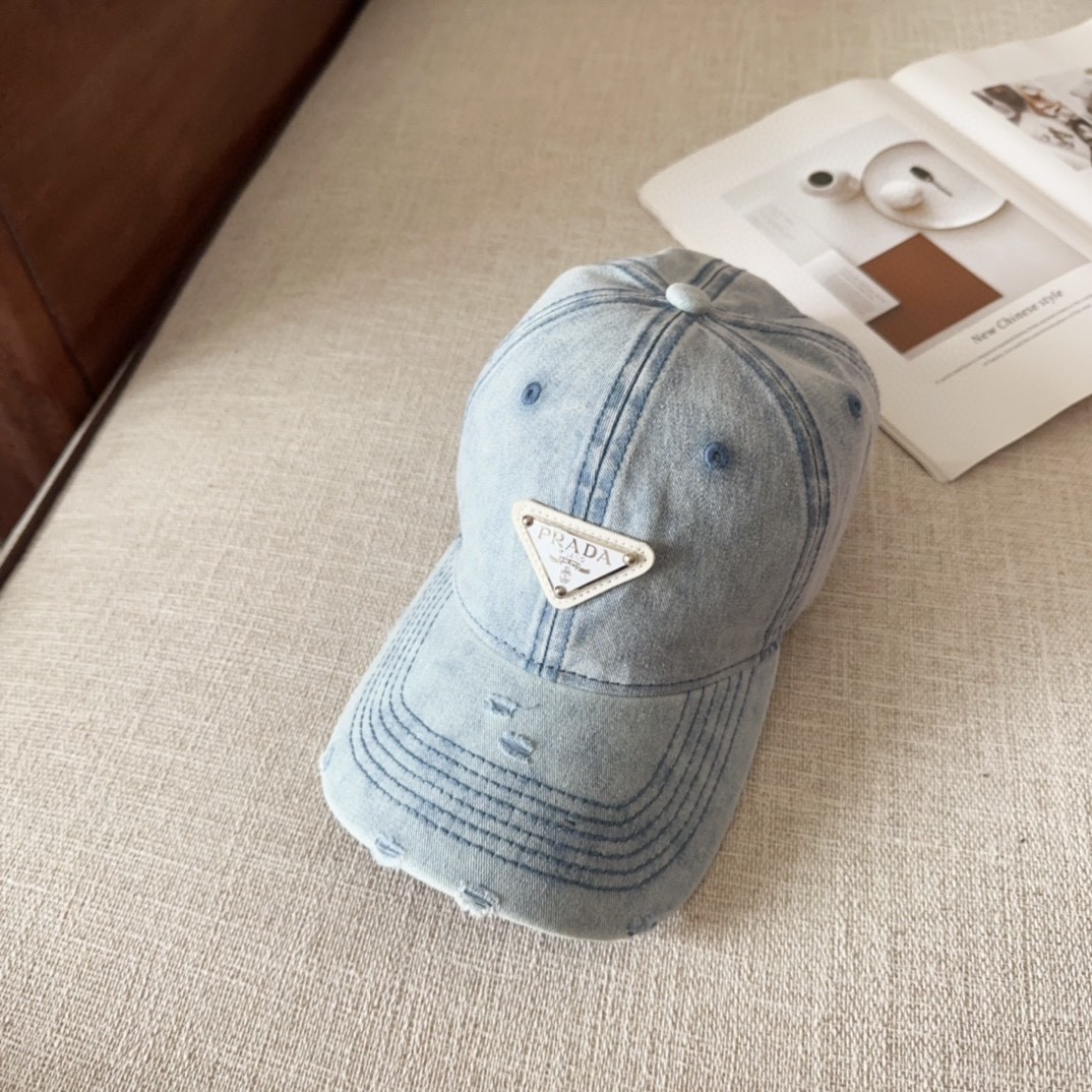 [#4813] Pra*a baseball cap peaked ca p hat