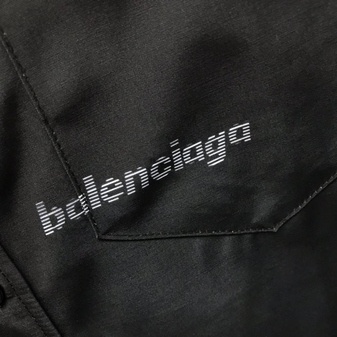 Ba1en*iaga bullet screen short sleeve shirt