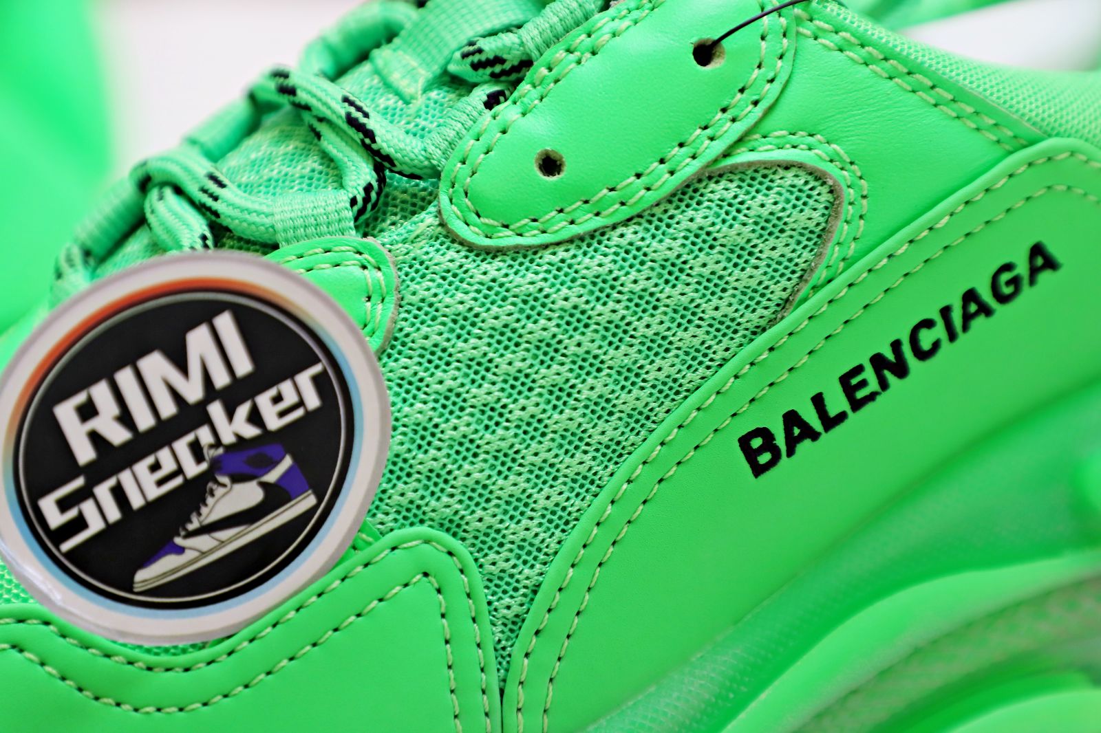 Ba1en*iaga Triple S Clear Sole green
