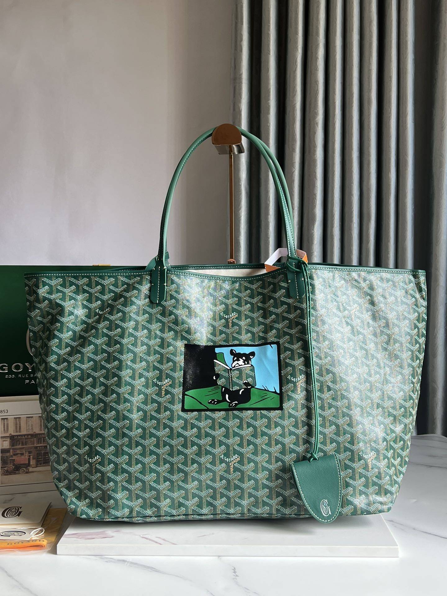 G09ard Saint L0vis GM special painted Dou style shopping bag