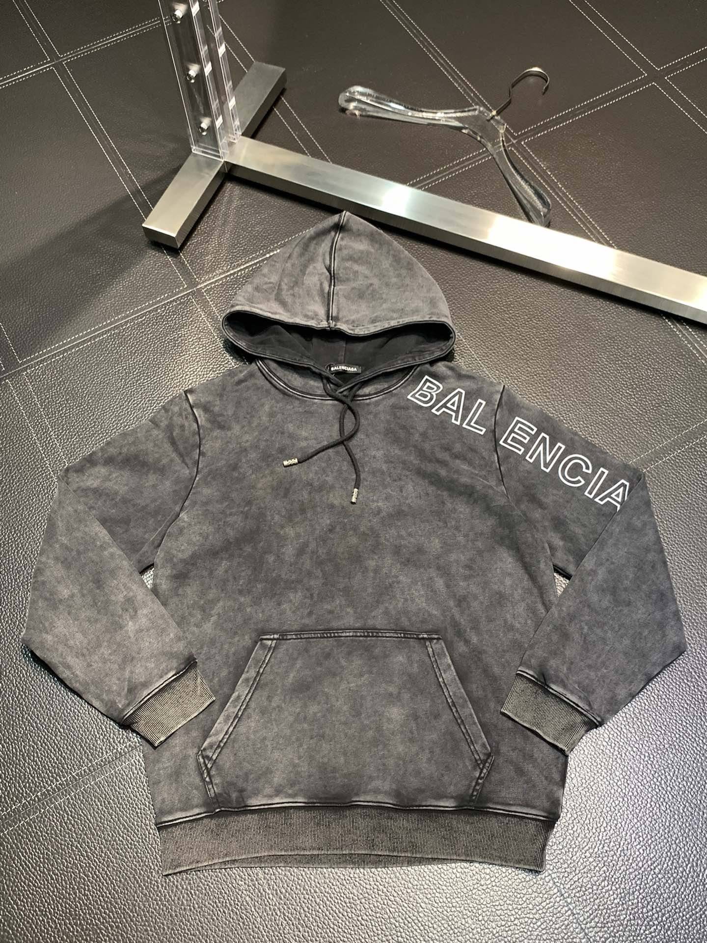 Ba1en*iaga  Men's casual hooded sweatshirt