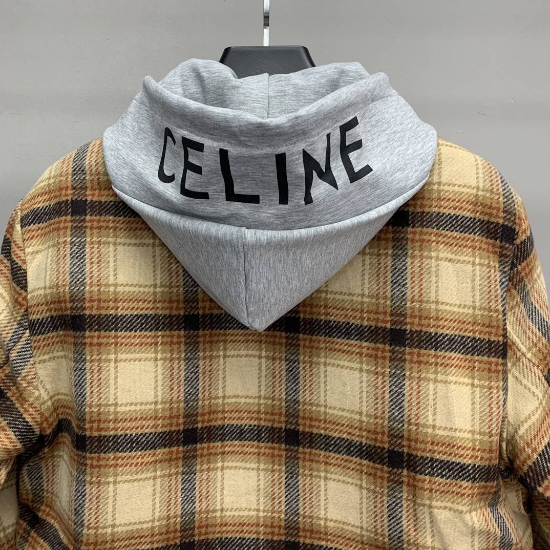 Ba1en*iaga flannel plaid shirt jacket