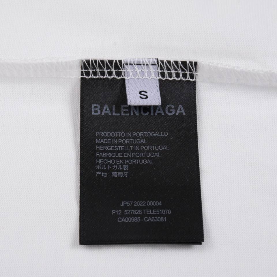 Ba1en*iaga 24s embroidered fabric t-shirt