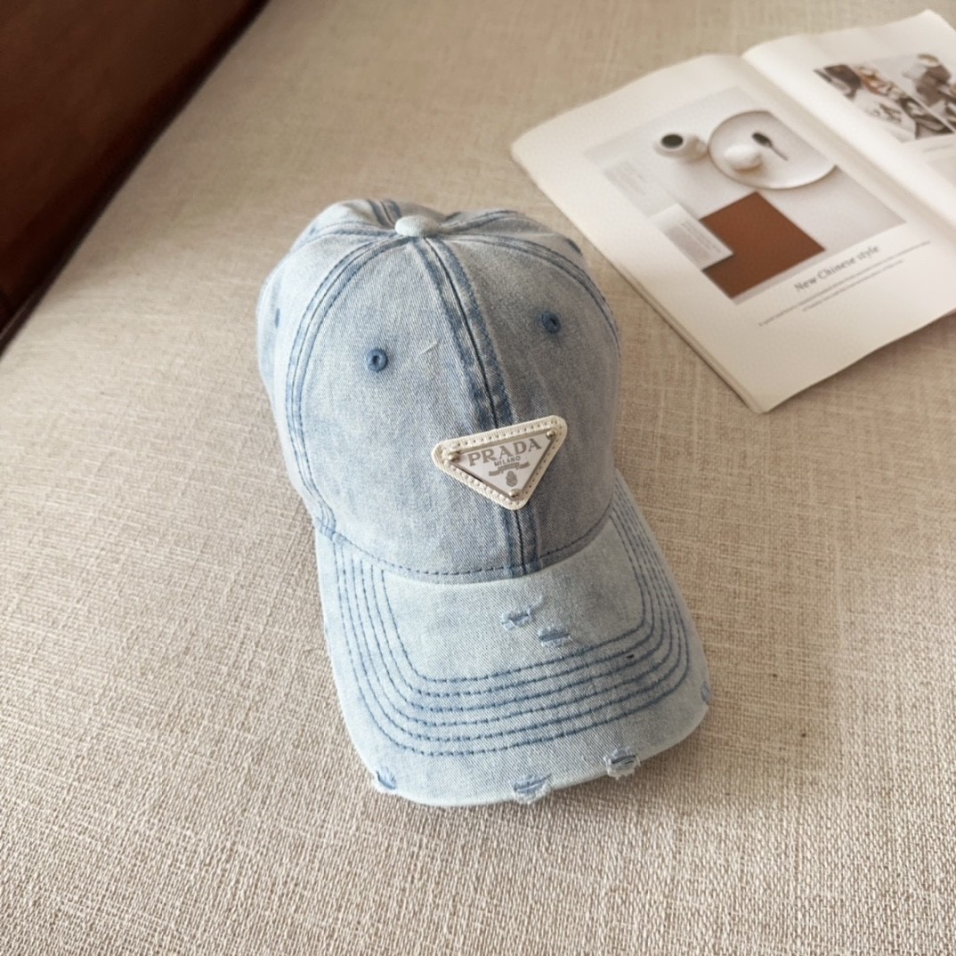 [#4813] Pra*a baseball cap peaked ca p hat