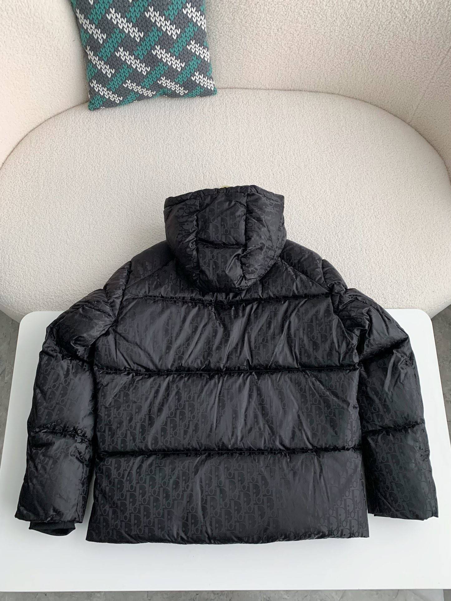 D10r Logo Printed Down Jacket