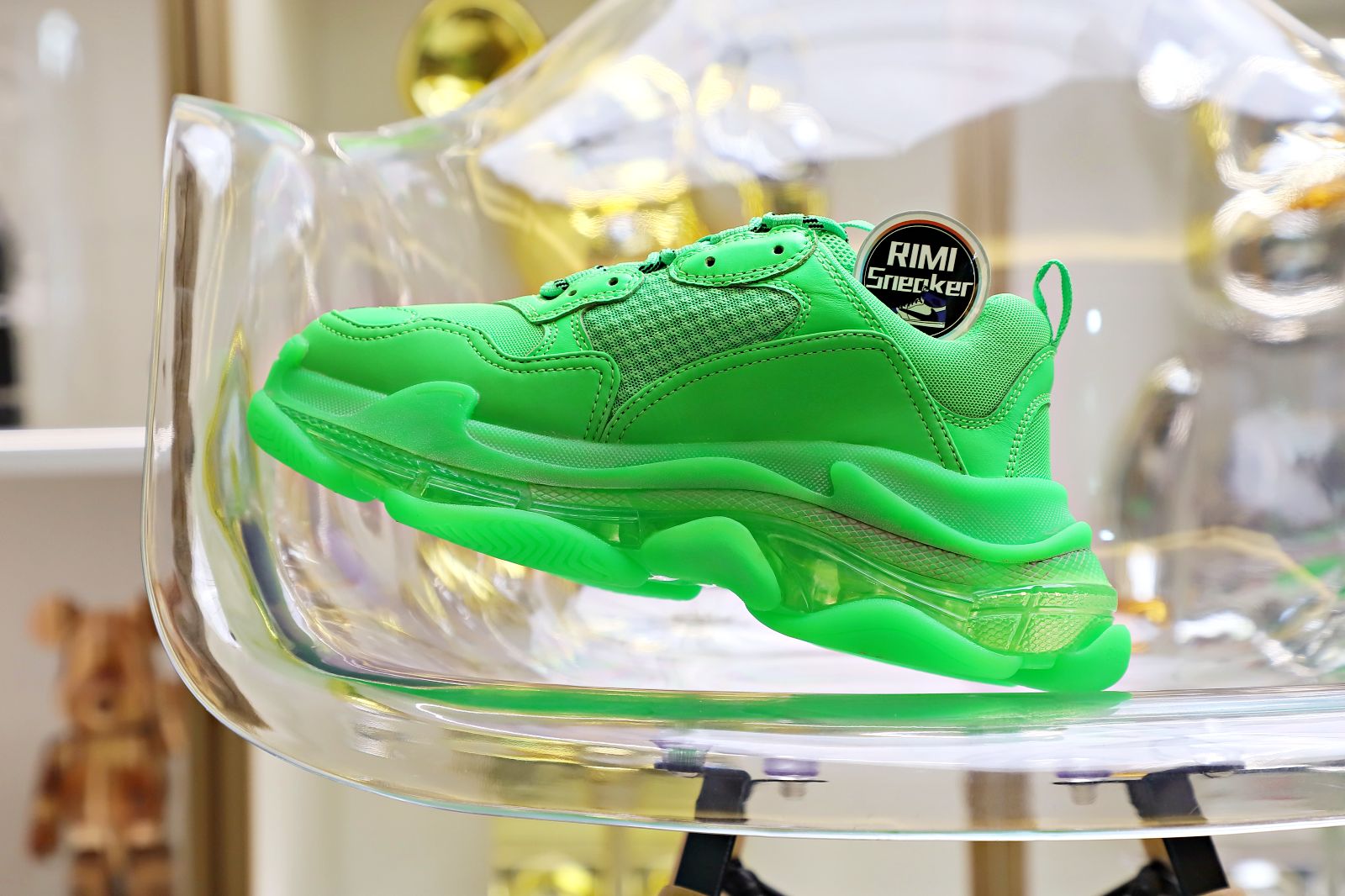 Ba1en*iaga Triple S Clear Sole green