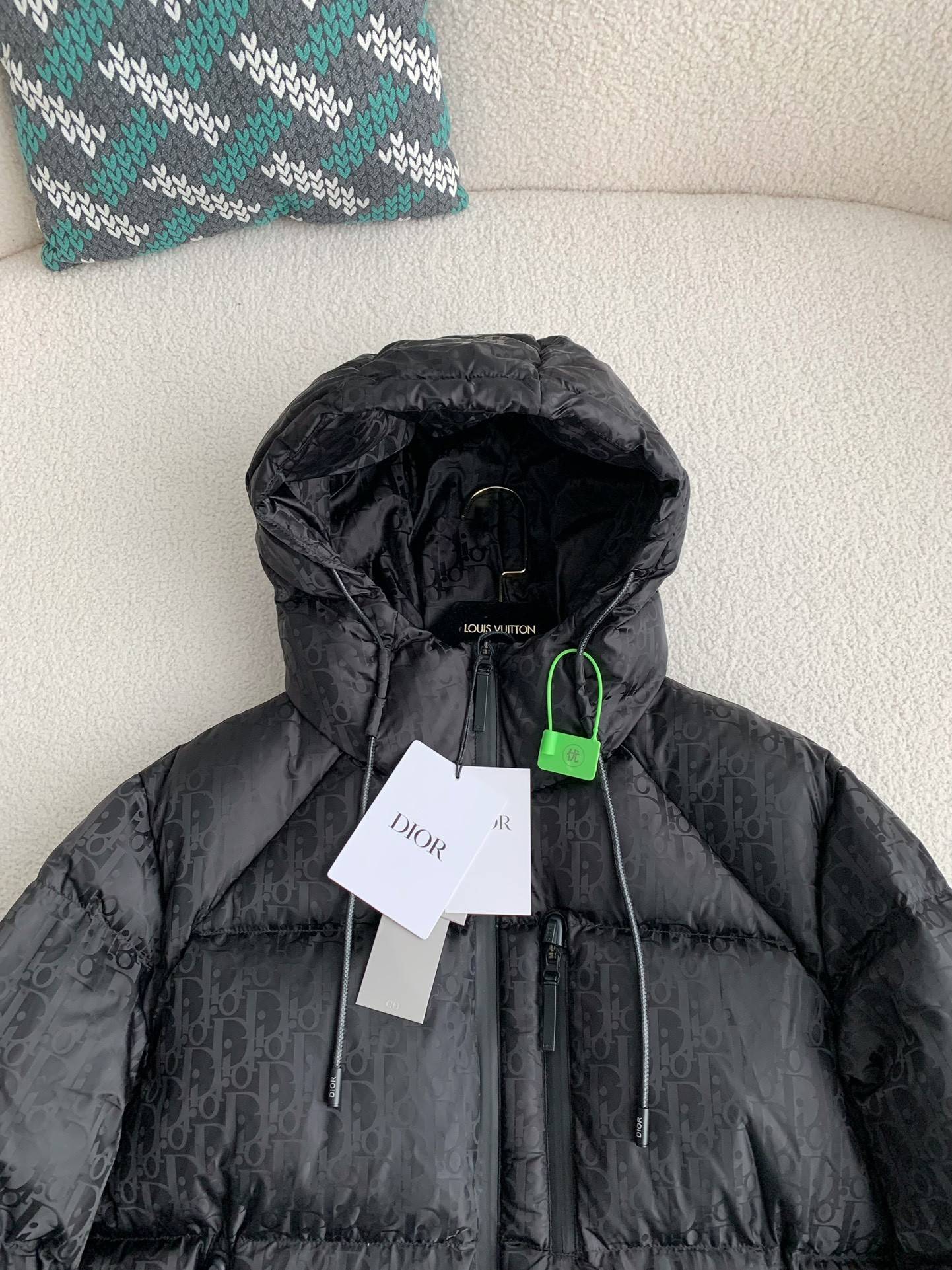 D10r Logo Printed Down Jacket