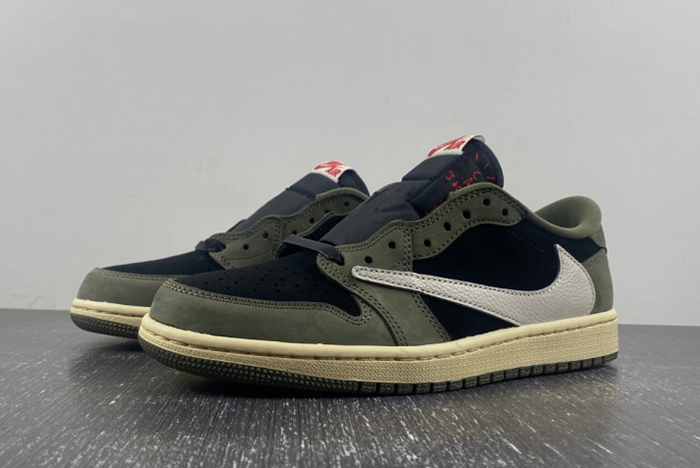 Travis Scott x Air Jordan 1 Low OG “Black Olive”