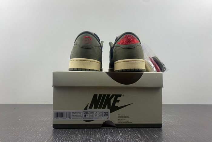 Travis Scott x Air Jordan 1 Low OG “Black Olive”