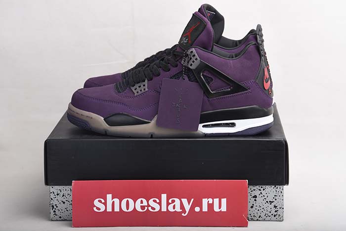 Air Jordan 4 Retro purple dynasty TRAVIS SCOTT 766302