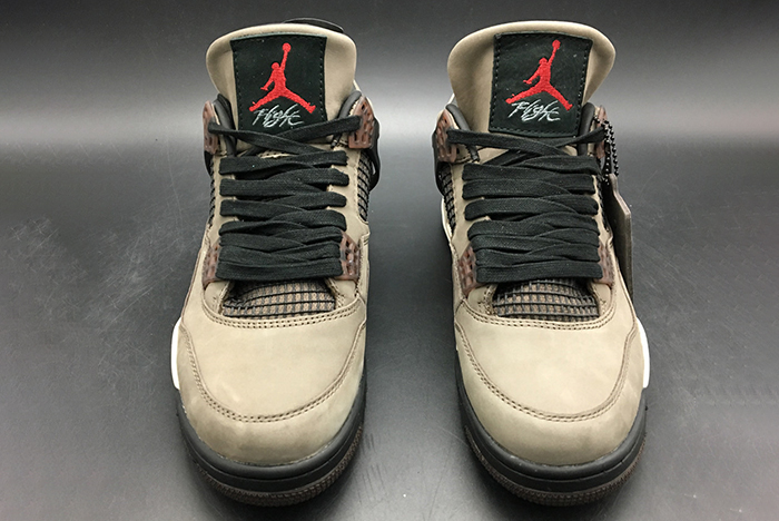 Travis Scott x Air Jordan 4 Olive Grey Black