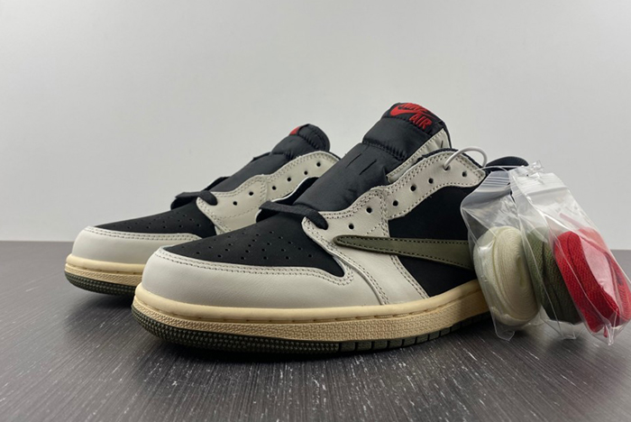 Travis Scott x Air Jordan 1 Low OG Olive DZ4137-106