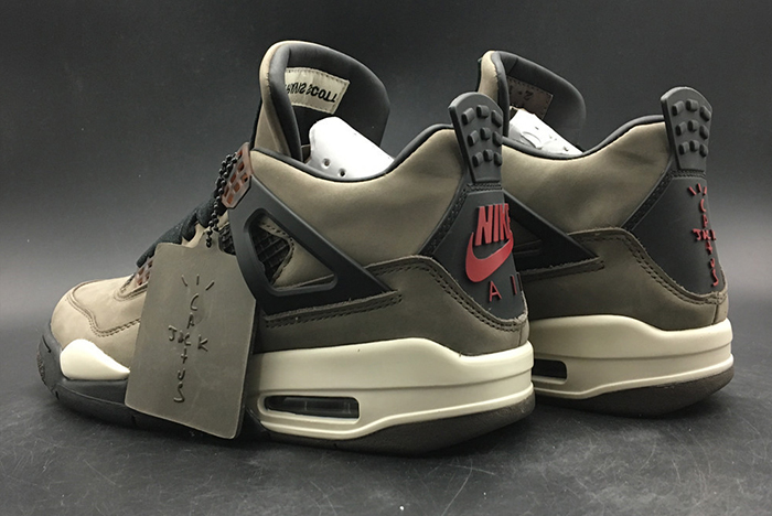 Travis Scott x Air Jordan 4 Olive Grey Black