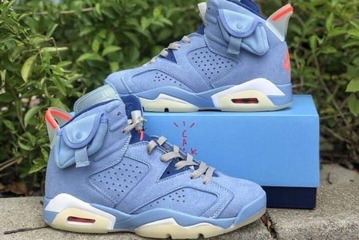 Travis Scott x Air Jordan 6  ‘’Light Blue‘’