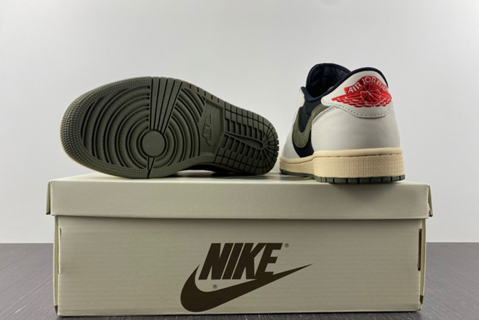 Travis Scott x Air Jordan 1 Low OG Olive DZ4137-106