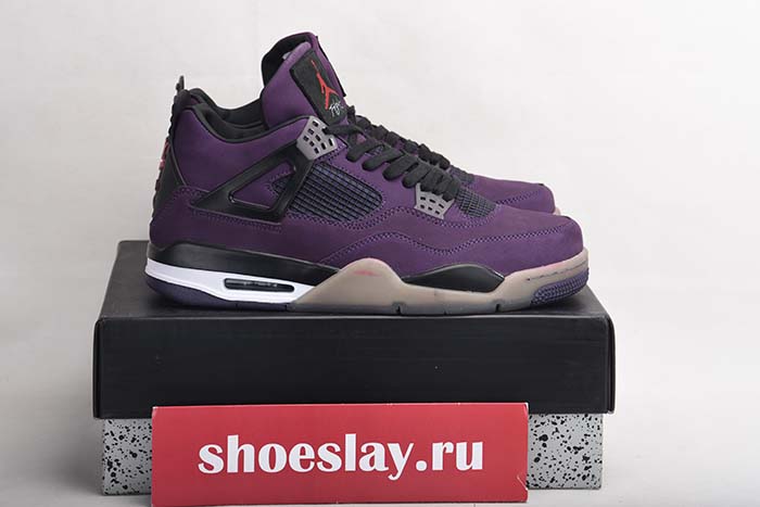 Air Jordan 4 Retro purple dynasty TRAVIS SCOTT 766302