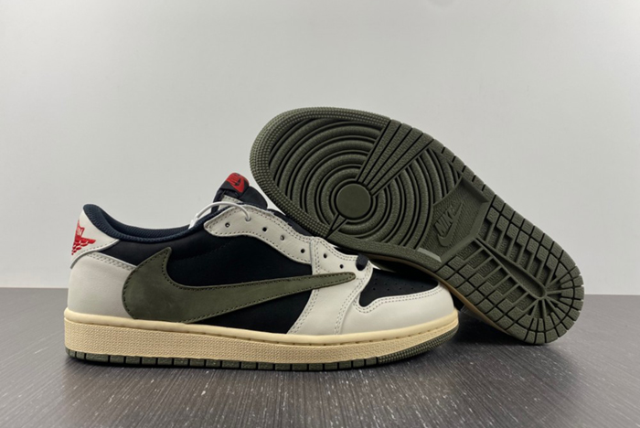 Travis Scott x Air Jordan 1 Low OG Olive DZ4137-106