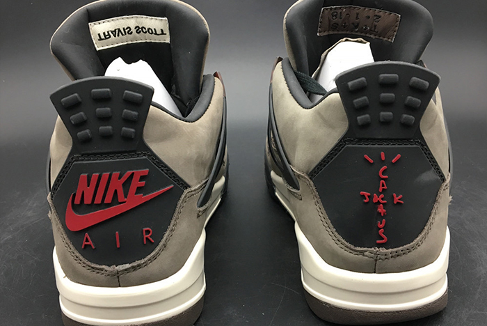 Travis Scott x Air Jordan 4 Olive Grey Black