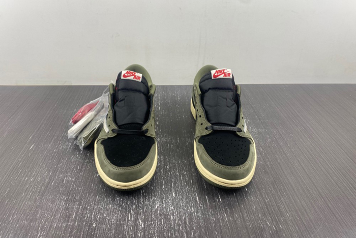 Travis Scott x Air Jordan 1 Low OG “Black Olive”