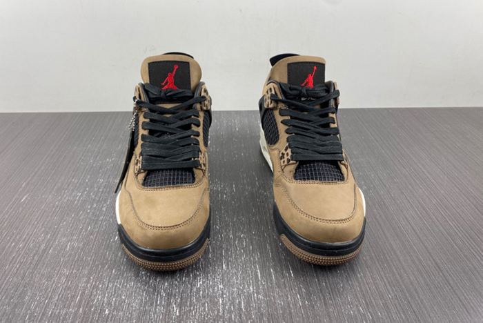 Travis Scott x Air Jordan 4 Olive Grey Black