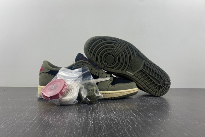 Travis Scott x Air Jordan 1 Low OG “Black Olive”