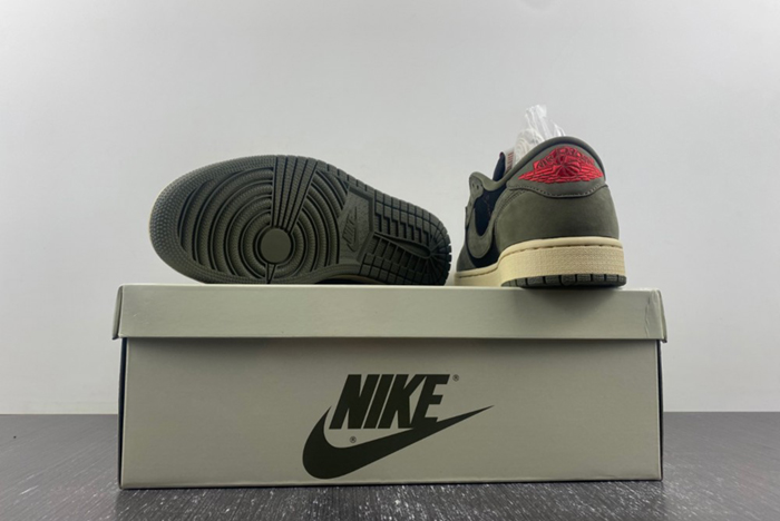 Travis Scott x Air Jordan 1 Low OG “Black Olive”