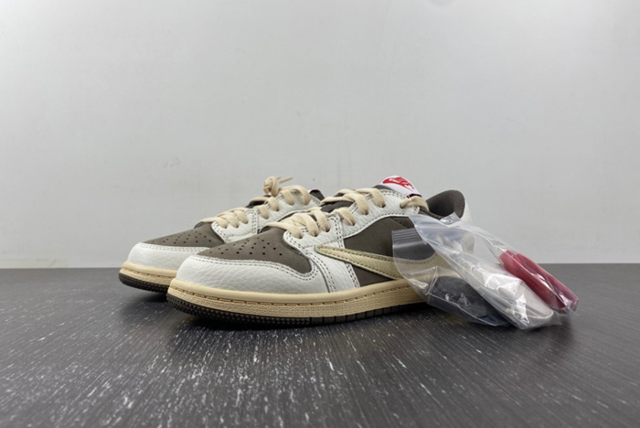 Travis Scott x Air Jordan 1 OG Low PS 'Reverse Mocha' for Kids