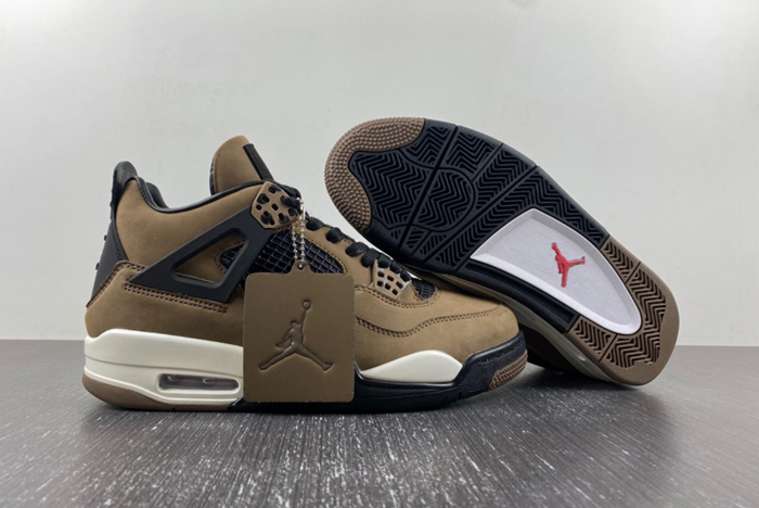 Travis Scott x Air Jordan 4 Olive Grey Black