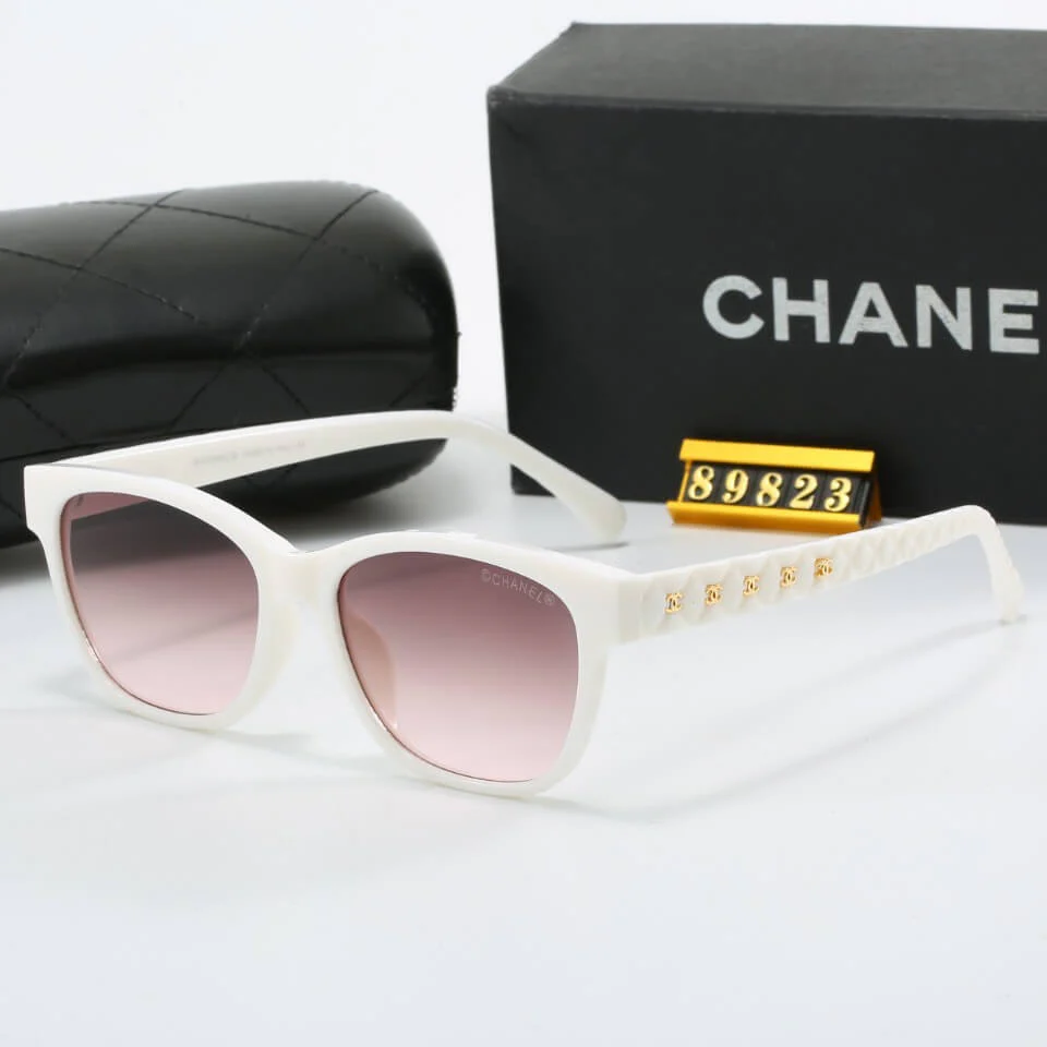 Elegant Style D1am0nd Pattern Temple Sunglasses