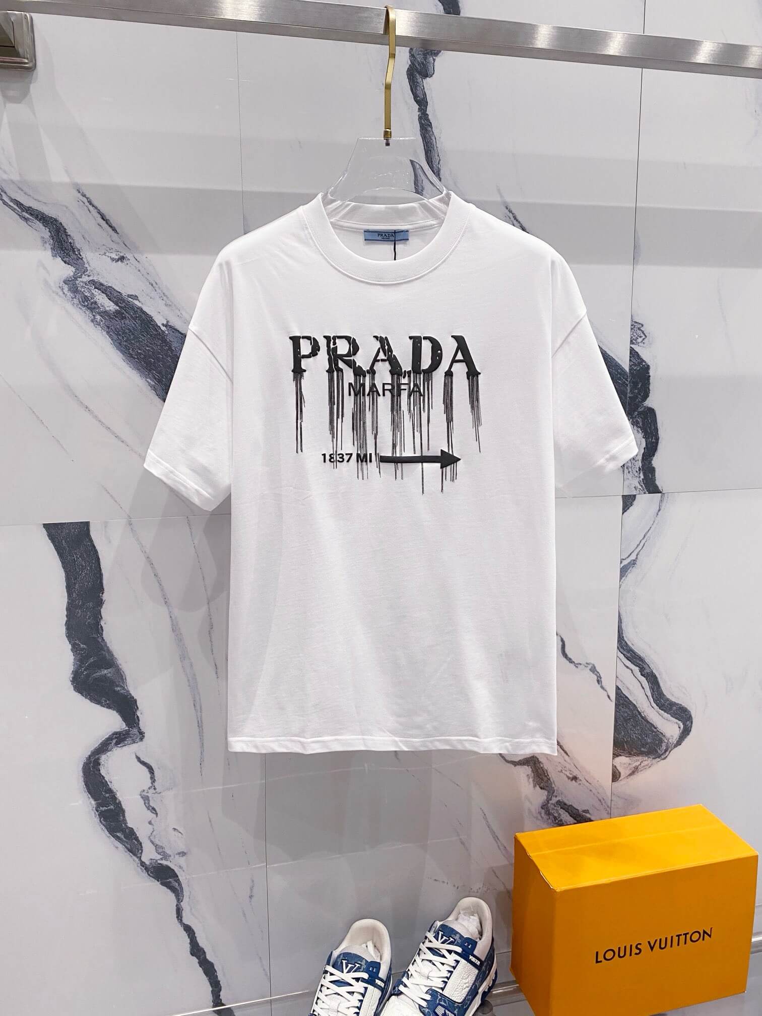 Br0k*n Print T Shirt