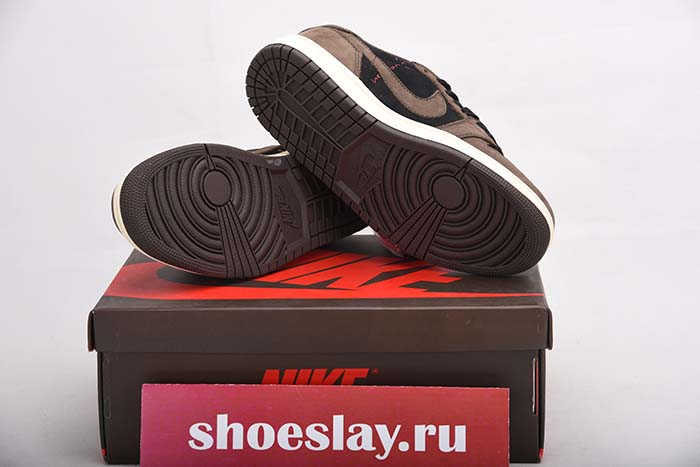 TRAVIS SCOTT AIR JORDAN 1 LOW DARK MOCHA CQ4277-001