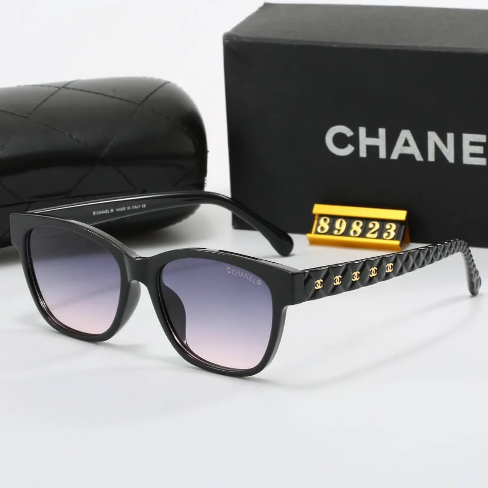 Elegant Style D1am0nd Pattern Temple Sunglasses