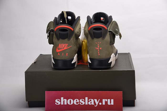 TRAVIS SCOTT AIR JORDAN 6 MEDIUM OLIVE - CN1084-200