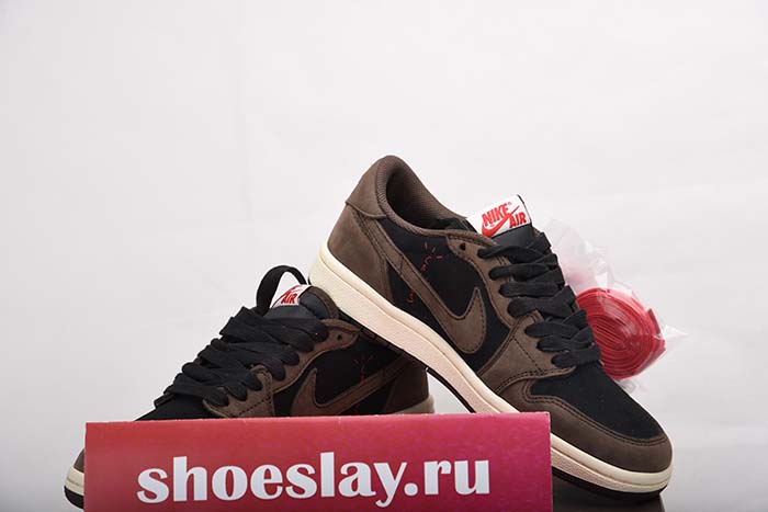 TRAVIS SCOTT AIR JORDAN 1 LOW DARK MOCHA CQ4277-001