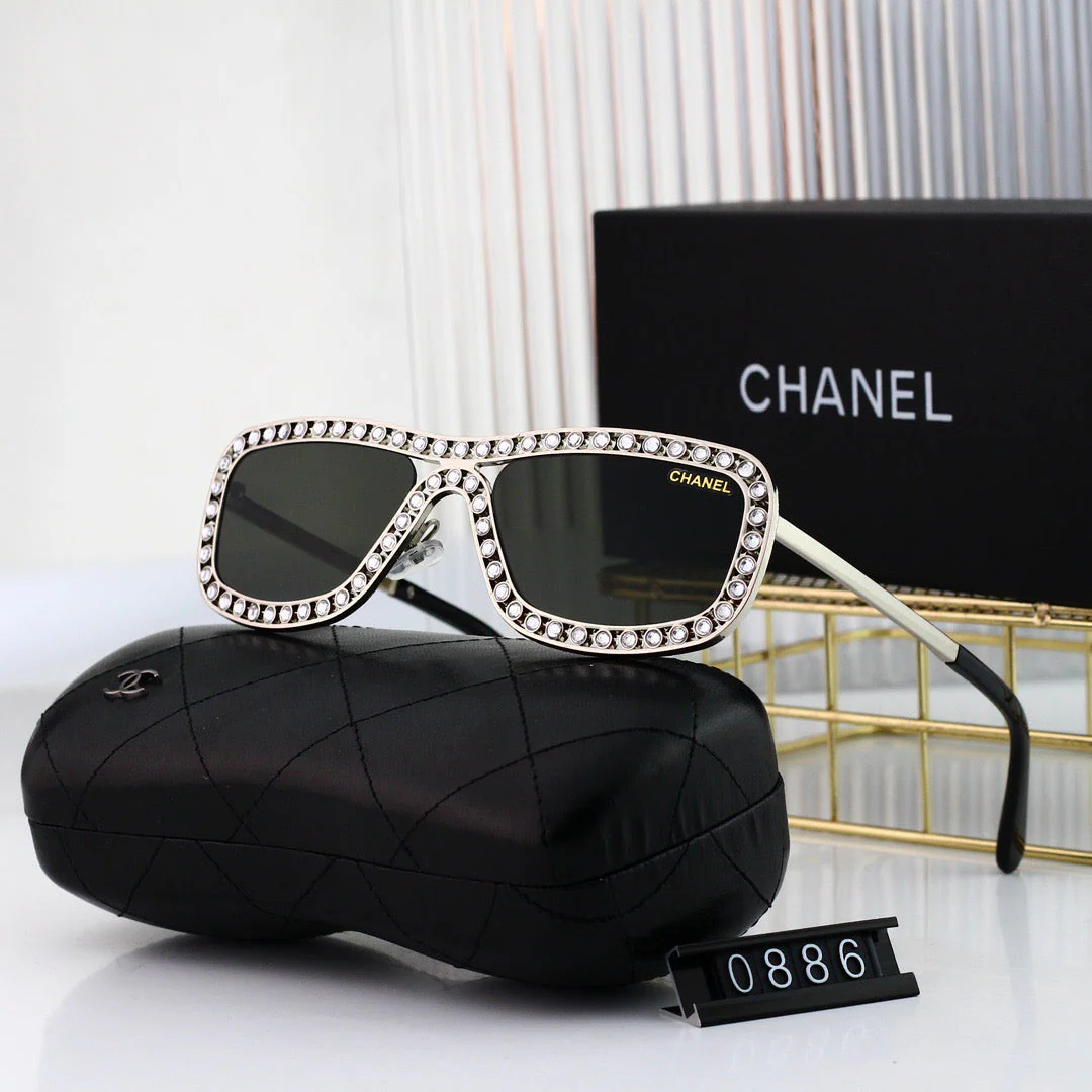 Fashionable Full-D1am0nd Visor Sunglasses