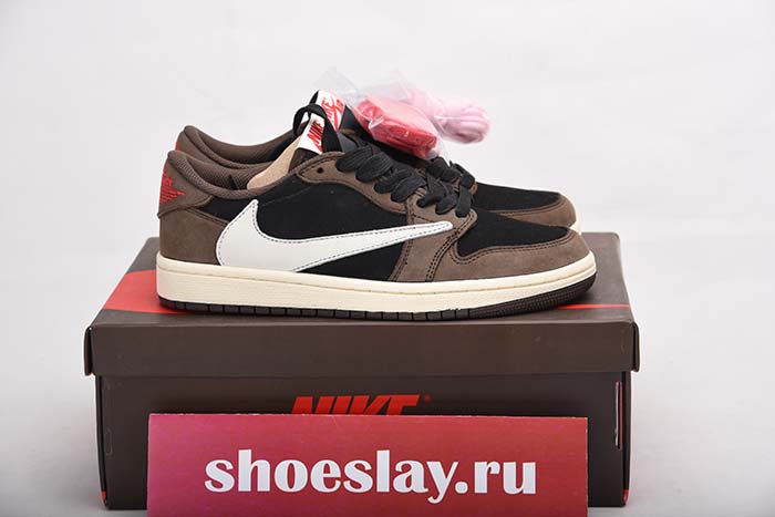 TRAVIS SCOTT AIR JORDAN 1 LOW DARK MOCHA CQ4277-001