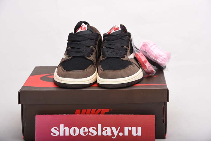 TRAVIS SCOTT AIR JORDAN 1 LOW DARK MOCHA CQ4277-001