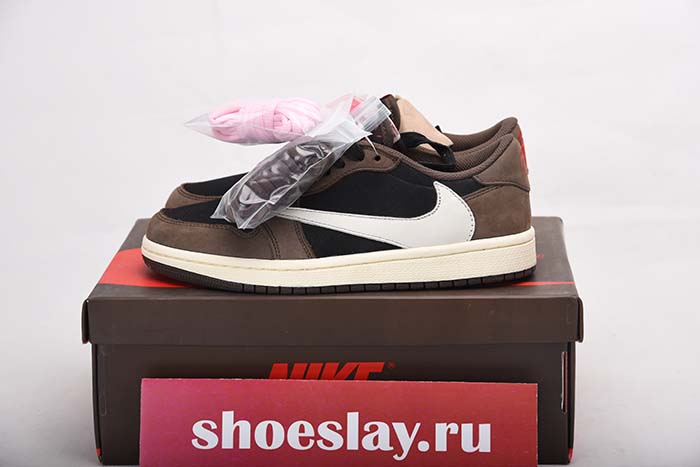 TRAVIS SCOTT AIR JORDAN 1 LOW DARK MOCHA CQ4277-001
