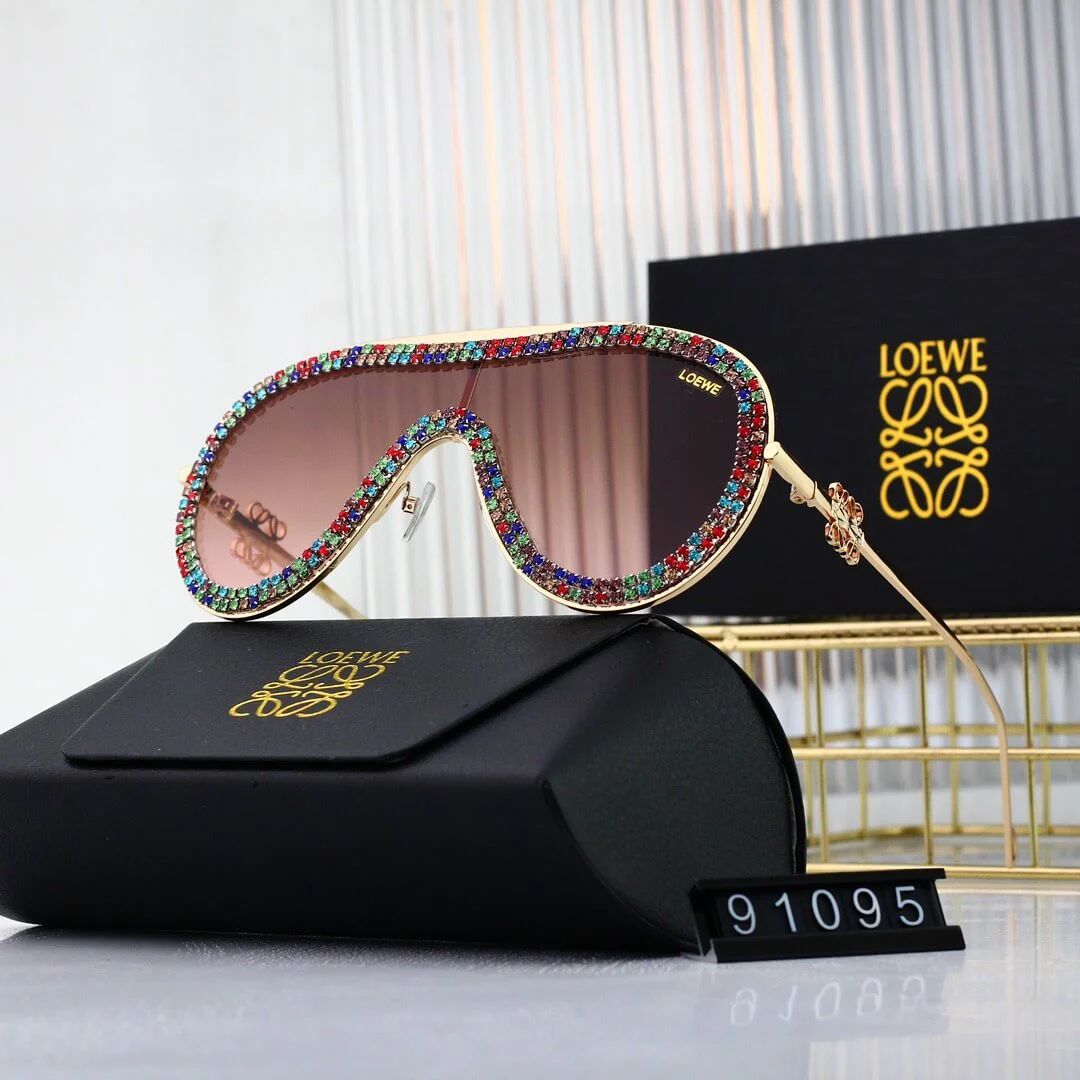 Fashionable D1am0nd Shield Sunglasses